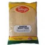 TELUGU FOODS BROWN ROASTED WHEAT RAVA 1 KG