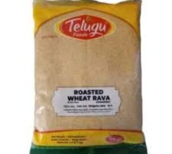TELUGU FOODS BROWN ROASTED WHEAT RAVA 1 KG