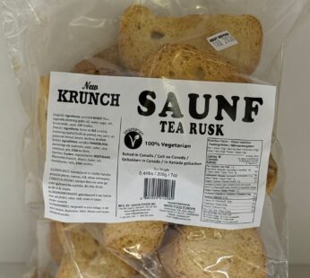 VIDHYA TEA RUSK SOONF 200 gr