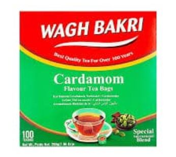 WAGH BAKRI CARDAMOM TEA BAGS 200G