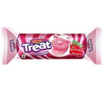Britannia Treat Fruit Cream Strawberry 100gr