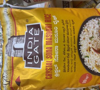 INDIA GATE CRYSTAL SONA MASOORI RICE 10KG
