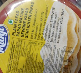 MANJI PLAIN PAPAD 100G