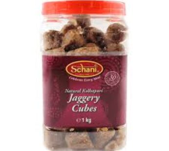 SCHANI JAGGERY CUBES NATURAL  KOLHAPURI JAR 1 kg