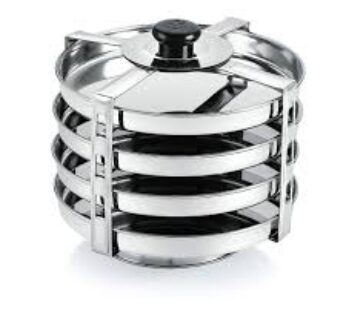 KOMAL STAINLESS STEEL THAAT IDLY 4  PLATE STAND