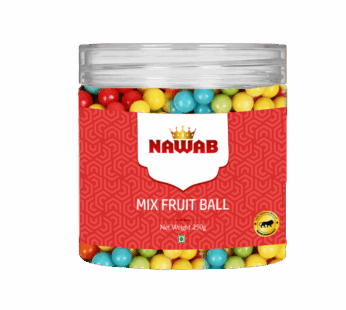 NAWAB MIX FRUIT BALL 250G