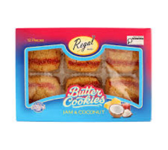 REGEL JAM & COCONUT BUTTER COOKIES 12 PCS 250 GR