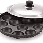KOMAL NON STICK APPAM PATRA WITH GLASS LID