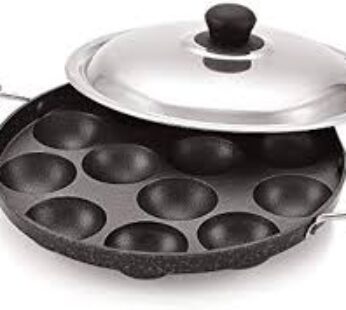 KOMAL NON STICK APPAM PATRA WITH GLASS LID