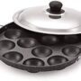 KOMAL NON STICK APPAM PATRA WITH GLASS LID