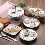 KOMAL STAINLESS STEEL HAWKINS IDLI STAND 3 PLATES