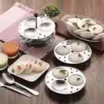 KOMAL STAINLESS STEEL HAWKINS IDLI STAND 3 PLATES