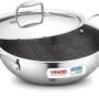 VINOD PLATINUM KADAI WITH LID 22 CM (2.5 L)