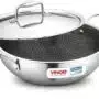 VINOD PLATINUM KADAI WITH LID 22 CM (2.5 L)