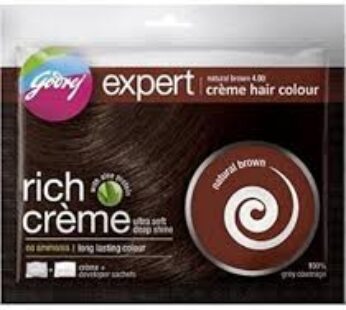 GODREJ HAIR DRY CREME NATURAL BROWN 20 GR