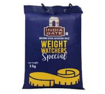 INDIA GATE BROWN SONAMASSORI RICE 5KG