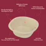 BIO DEGRABLE BOWL 120 ML 25 PCS