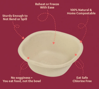 BIO DEGRABLE BOWL 120 ML 25 PCS