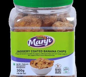 MANJI JAGGERY COATED BANANA CHIPS 300G