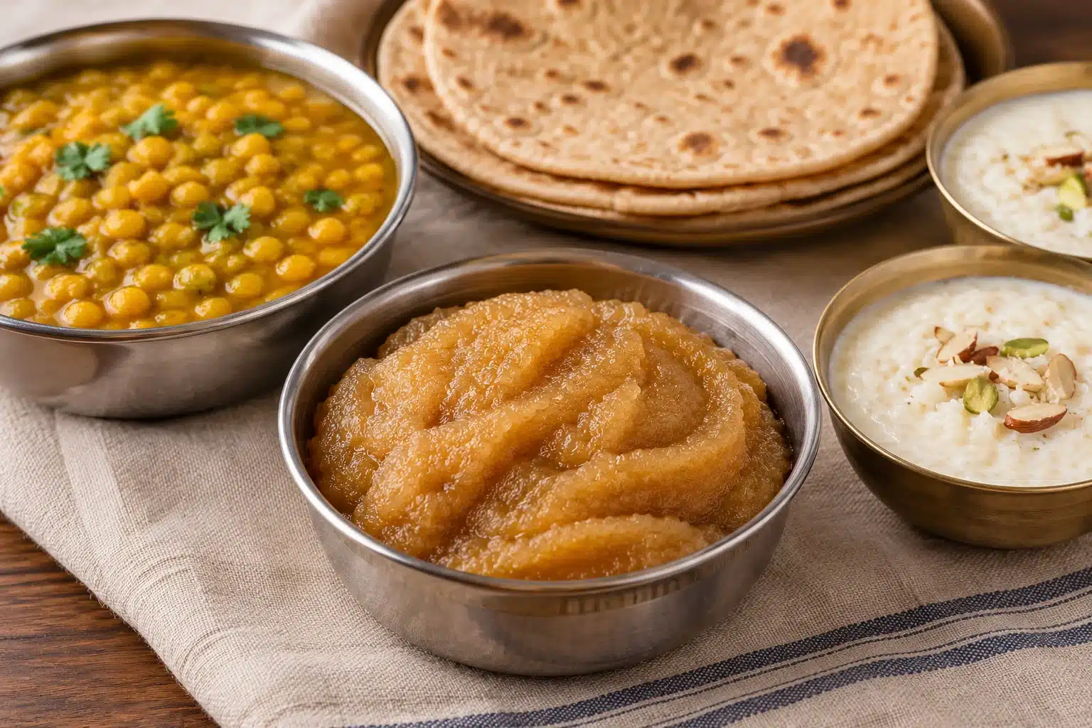 Langar at Home for Guru Nanak Gurpurab: Kada Prasad, Dal and Kheer